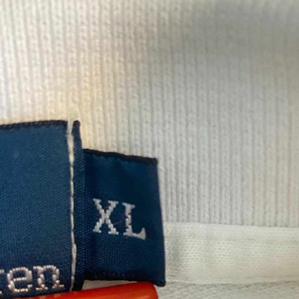 Polo Ralph Lauren Mens XL White Big Pony Short Sleeve Cotton Polo Shirt Preppy